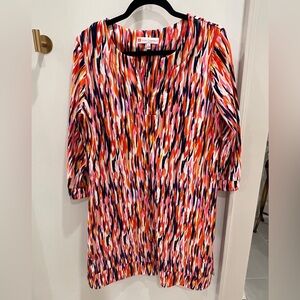 Jude Connally Colorful Patterned Dress